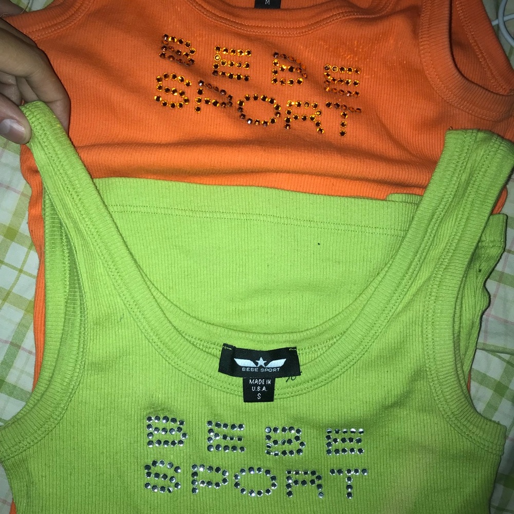 Bebe sport tank top